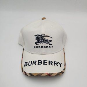 New Burberry Burberry Baseball cap white